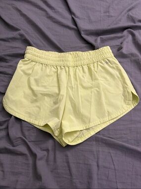 Neon Yellow Women’s Athletic Shorts